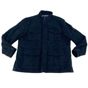 Ben Sherman | Men's Wool Blend Winter Jacket | Charcoal Grey | XLarge